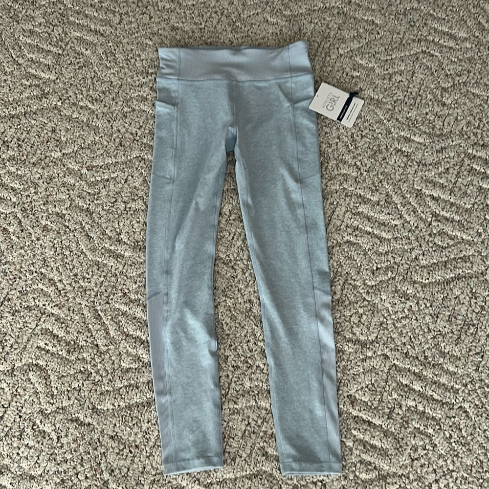 ATHLETA GIRL light blue leggings. New with tags!